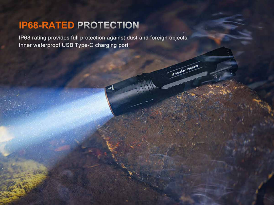Fenix TK35R Red Rechargeable Tactical Flashlight