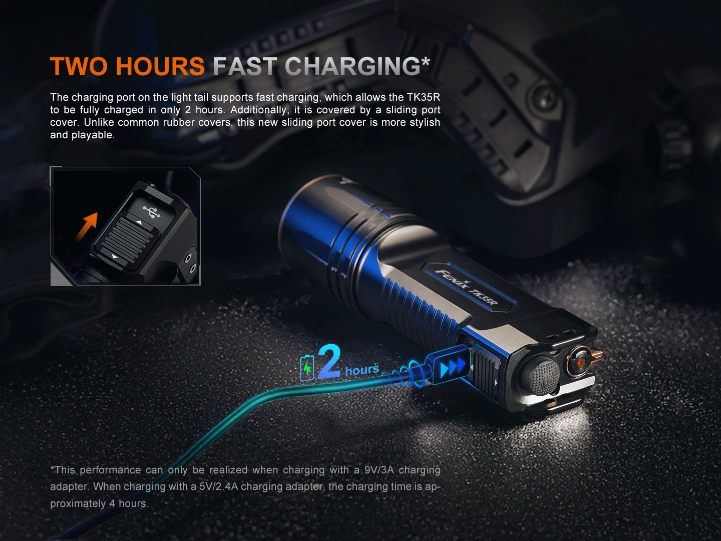 Fenix TK35R Rechargeable Tactical Flashlight