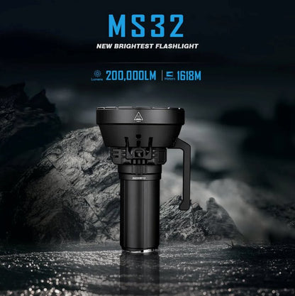 IMALENT MS32 Brightest Flashlight - 200,000 lumens