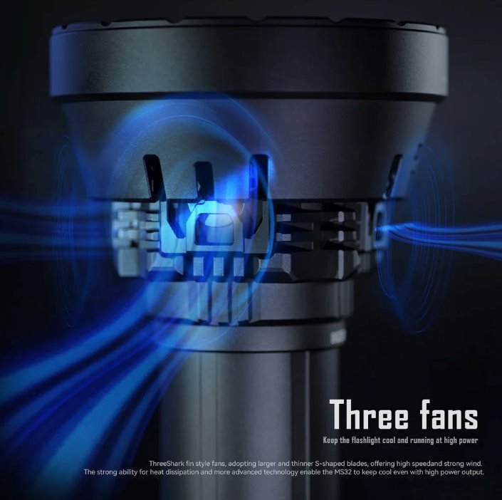 IMALENT MS32 Brightest Flashlight - 200,000 lumens