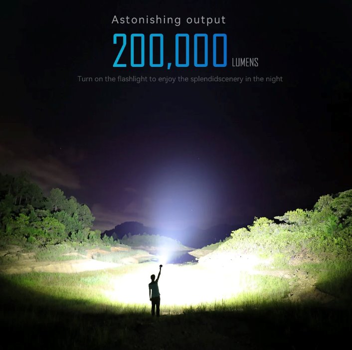 IMALENT MS32 Brightest Flashlight - 200,000 lumens