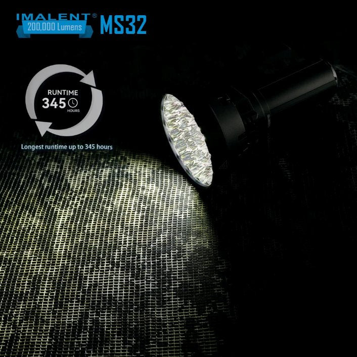 IMALENT MS32 Brightest Flashlight - 200,000 lumens