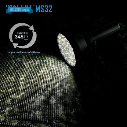 IMALENT MS32 Brightest Flashlight - 200,000 lumens