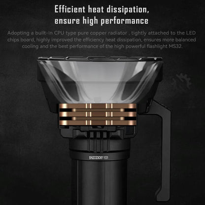 IMALENT MS32 Brightest Flashlight - 200,000 lumens