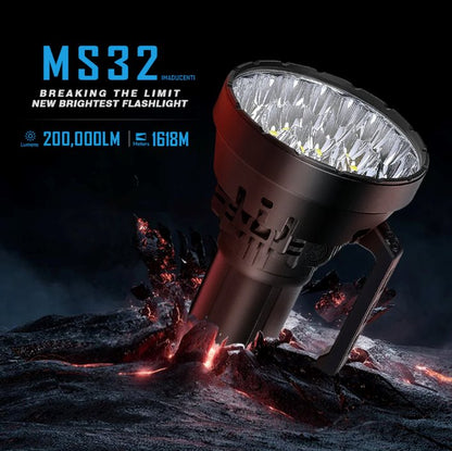 IMALENT MS32 Brightest Flashlight - 200,000 lumens