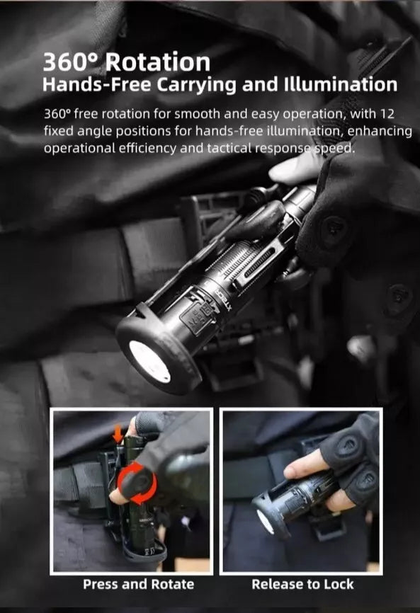 Klarus Secure Rapid Deploy Flashlight Holster AH3