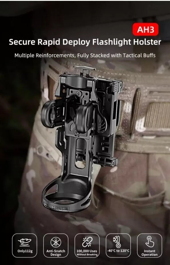 Klarus Secure Rapid Deploy Flashlight Holster AH3
