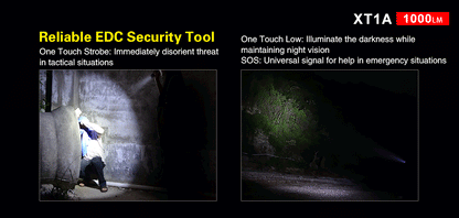 Klarus XT1A Tactical EDC Flashlight