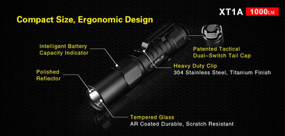 Klarus XT1A Tactical EDC Flashlight