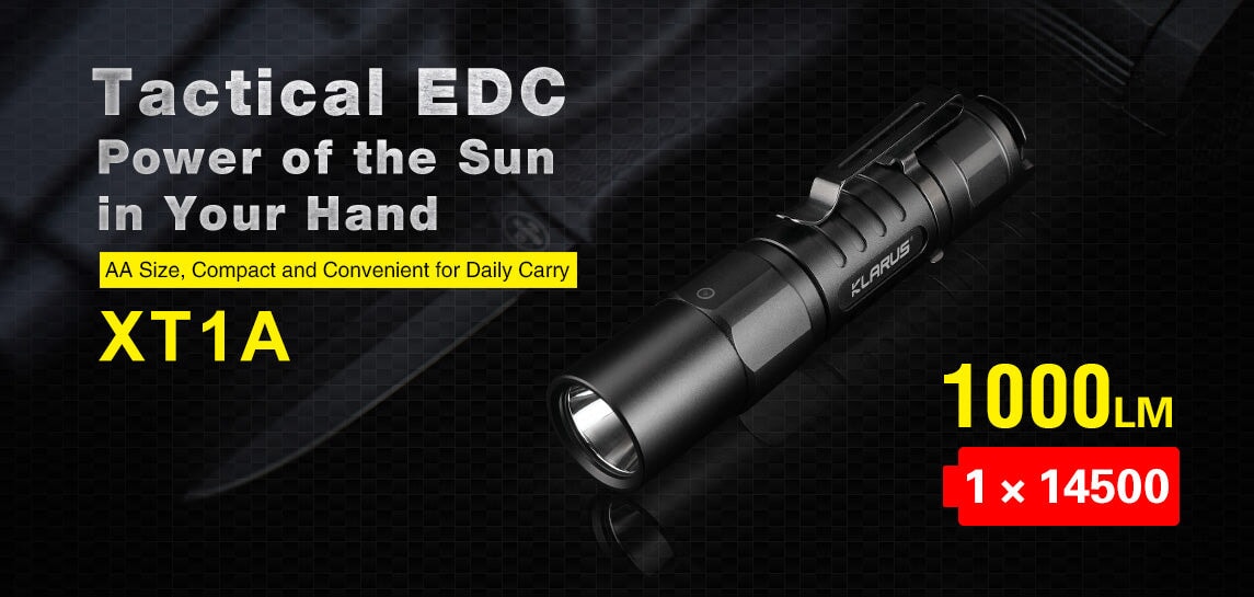Klarus XT1A Tactical EDC Flashlight