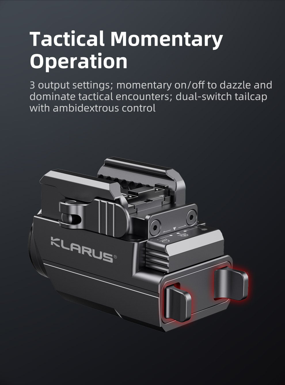 Klarus Tactical Rail Light GL2