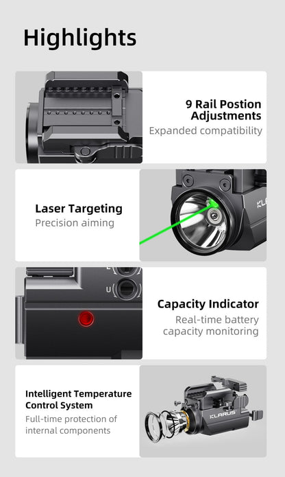 Klarus Tactical Rail Light GL2