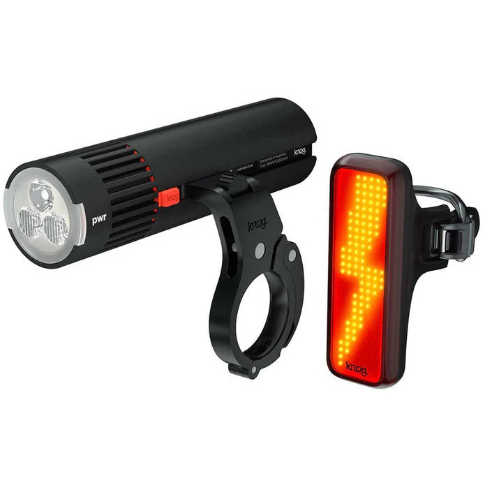 Knog PWR Trail 600 Lumens Bicycle Light Set W/ Blinder V Bolt
