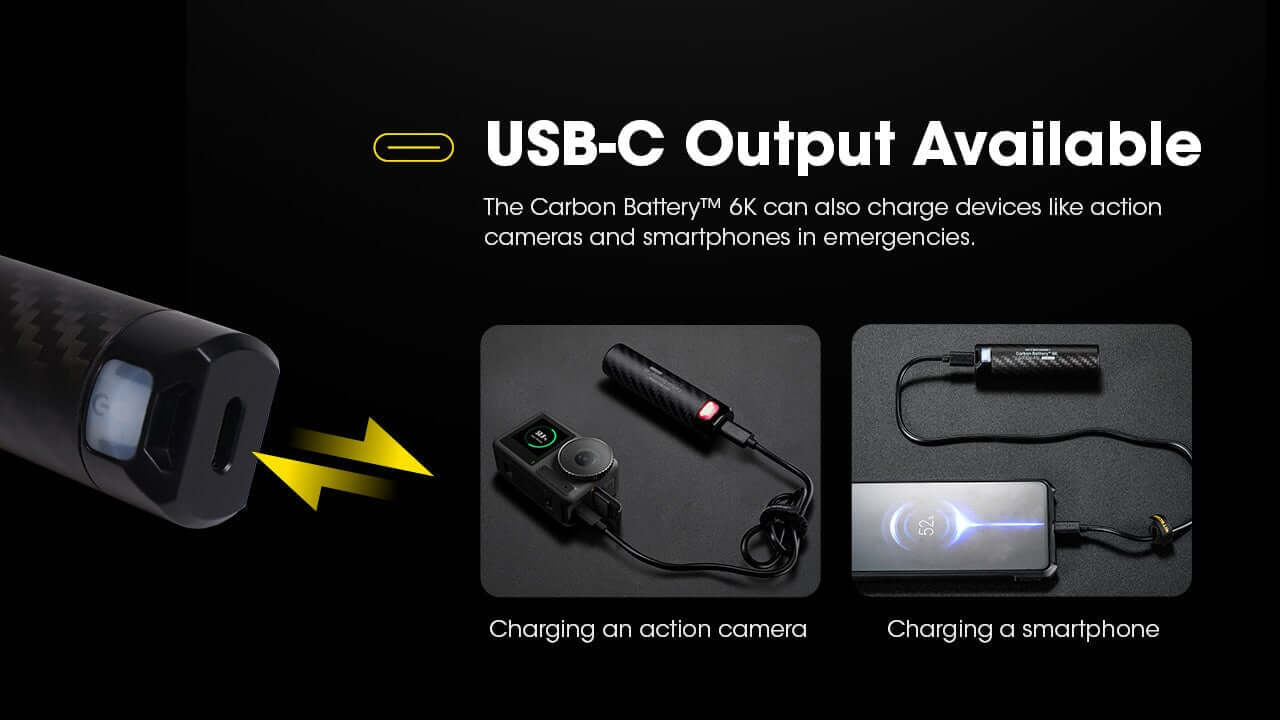 Nitecore 6K Carbon Battery Power Bank