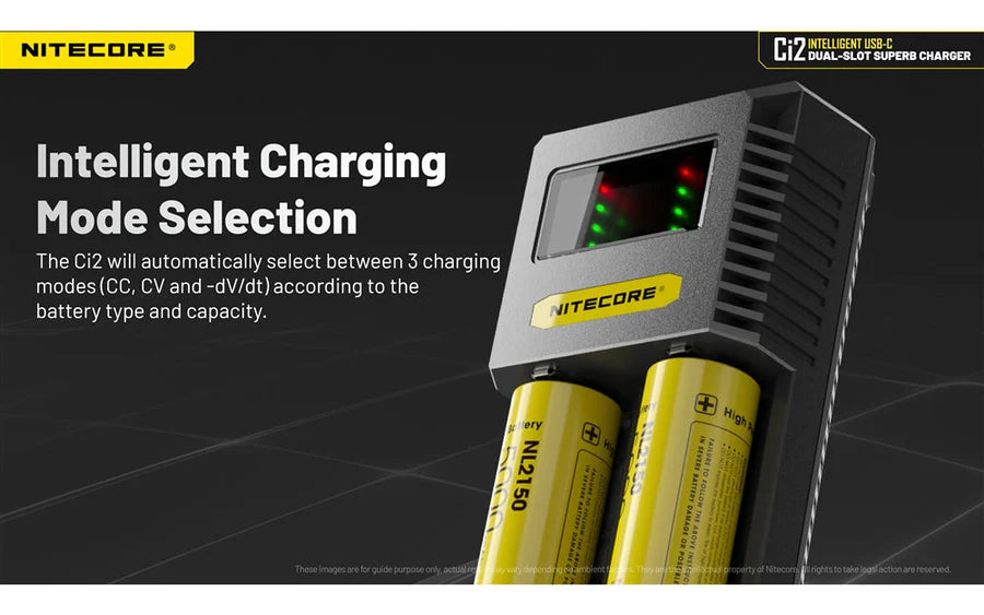 Nitecore Ci2 Dual Slot Universal Battery Charger Battery Charger Nitecore 