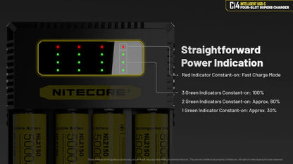 Nitecore Ci4 Four-Slot Universal Battery Charger