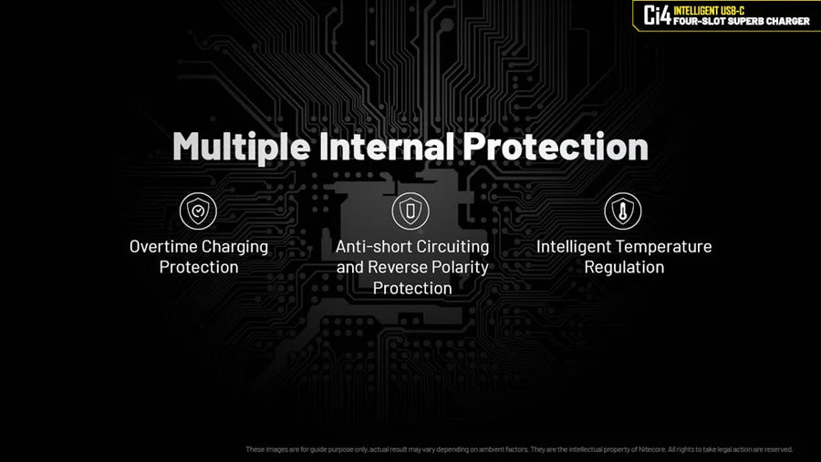 Nitecore Ci4 Four-Slot Universal Battery Charger