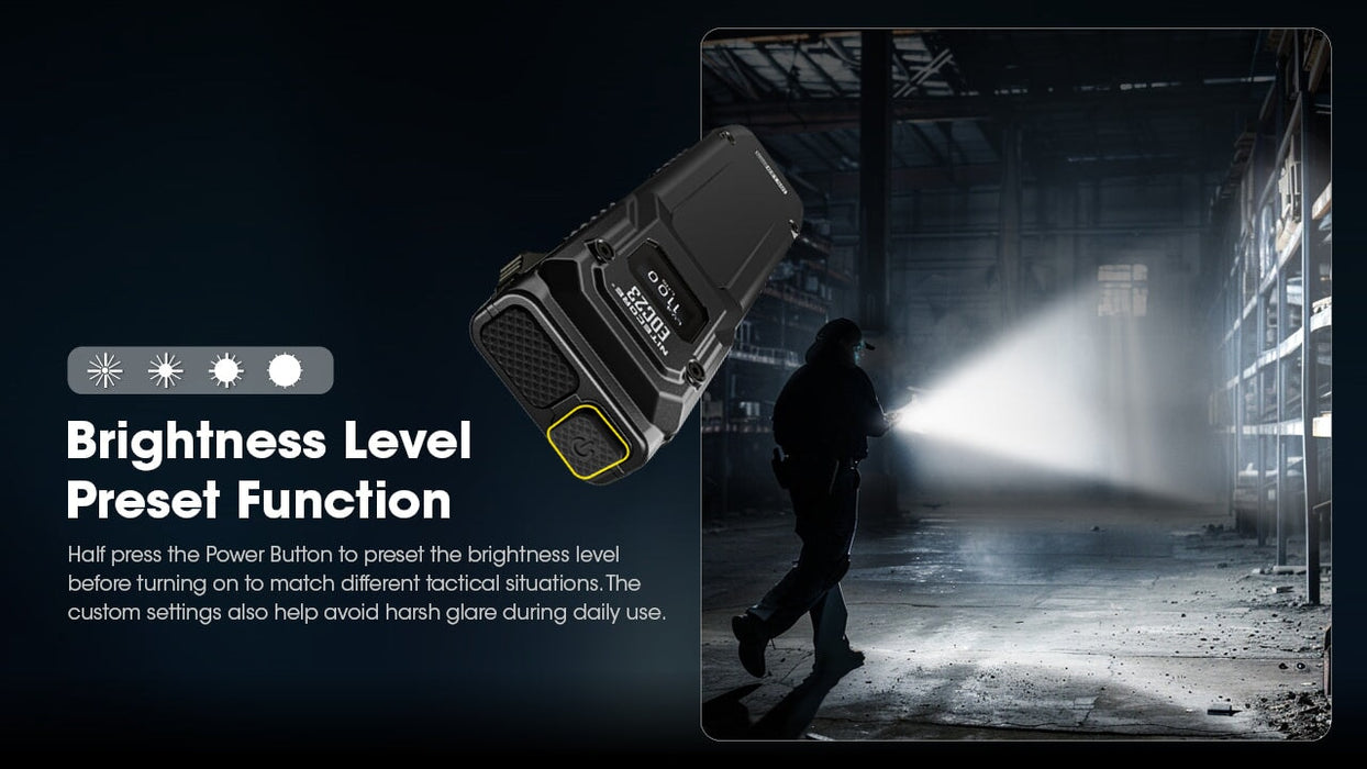 Nitecore EDC23 2500 Lumen Rechargeable EDC Flashlight Flashlight Nitecore 