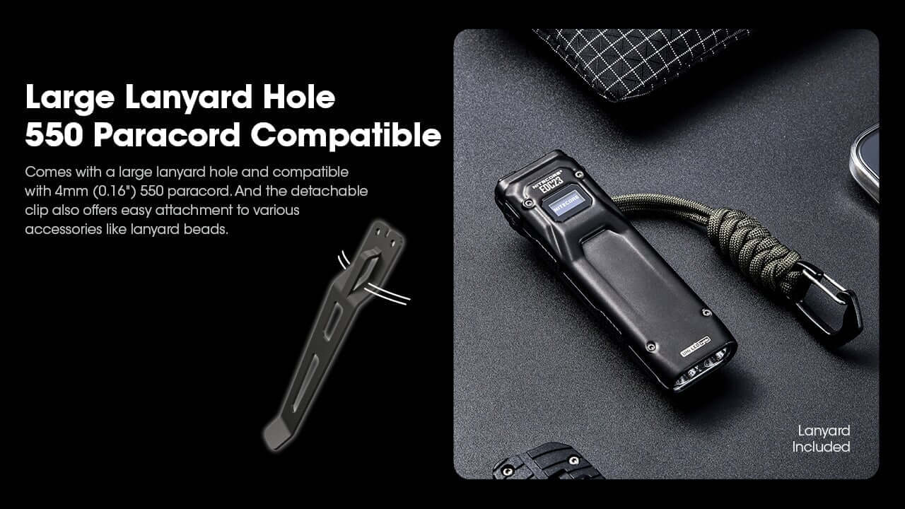Nitecore EDC23 2500 Lumen Rechargeable EDC Flashlight
