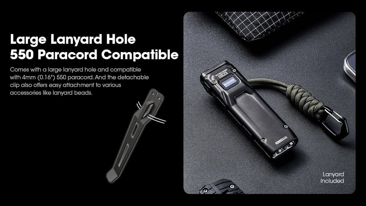 Nitecore EDC23 2500 Lumen Rechargeable EDC Flashlight Flashlight Nitecore 