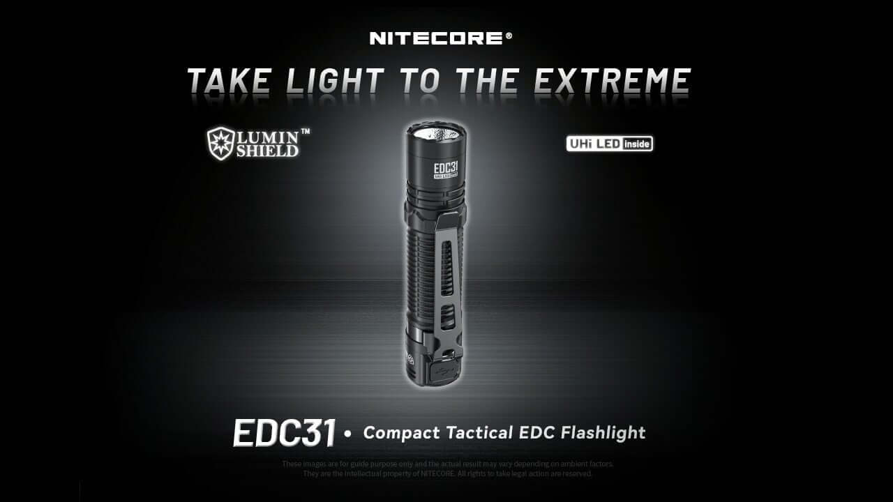 Nitecore EDC31 3500 Lumen Rechargeable EDC Flashlight