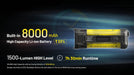 Nitecore EDC37 8000 Lumen Rechargeable EDC Flashlight Flashlight Nitecore 
