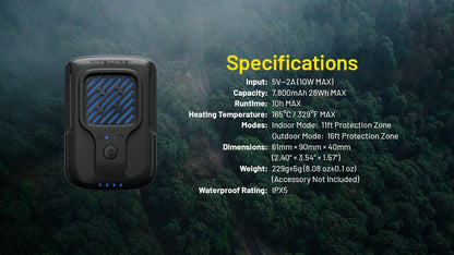 Nitecore EMR40 Mosquito repellent rechargeable diffuser