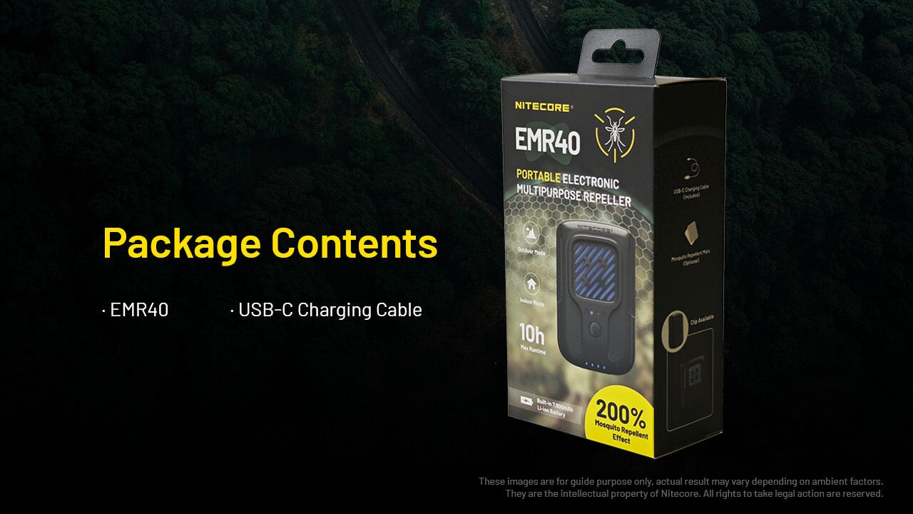 Nitecore EMR40 Mosquito repellent rechargeable diffuser