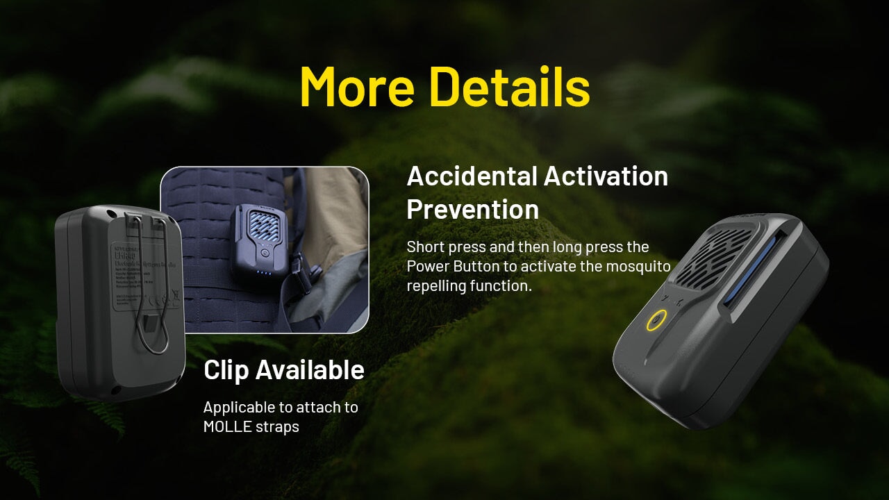 Nitecore EMR40 Mosquito repellent rechargeable diffuser