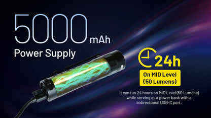 Nitecore MH15 Rechargeable Power Bank Flashlight - 2000 Lumens