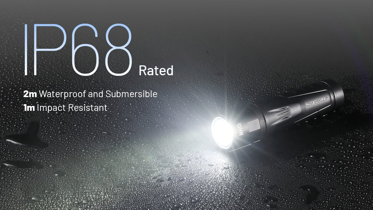 Nitecore MH15 Rechargeable Power Bank Flashlight - 2000 Lumens