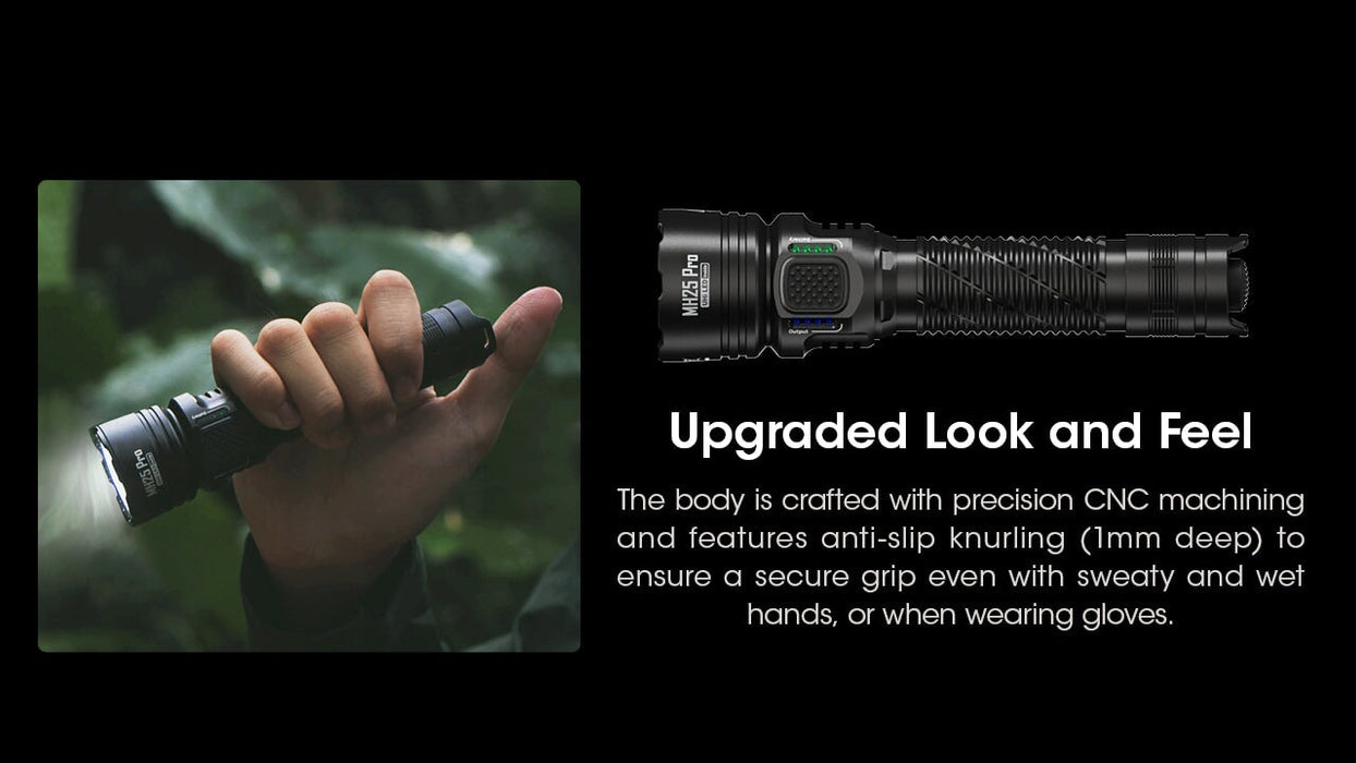 Nitecore MH25 Pro Long range Rechargeable Flashlight - 3300Lumens Flashlight Nitecore 