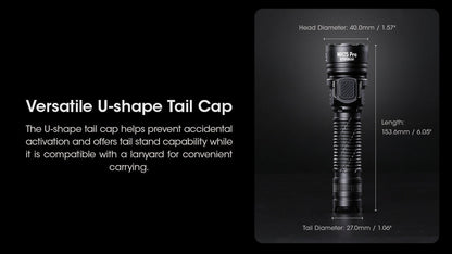 Nitecore MH25 Pro Long range Rechargeable Flashlight - 3300Lumens