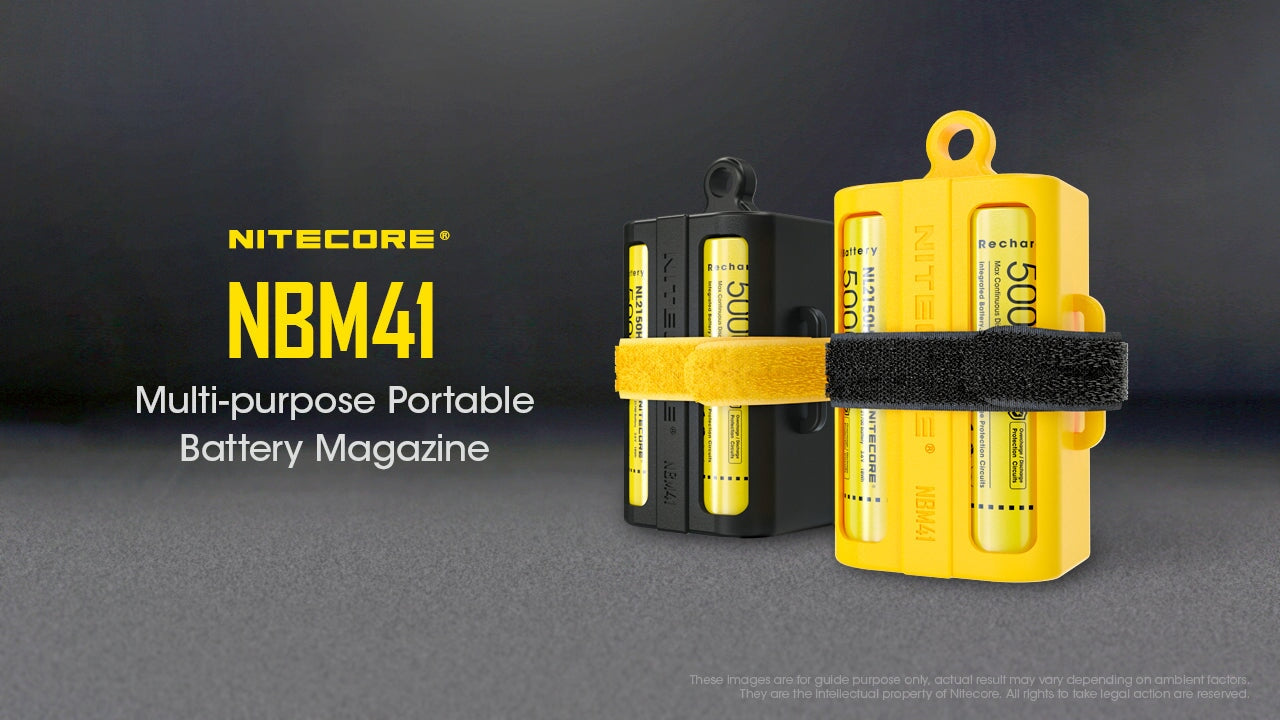 Nitecore NBM41 21700 Battery holder - Black only