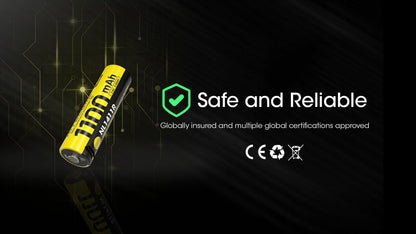 Nitecore NL1411R 14500 USB-C Li-ion Battery 1100mAh