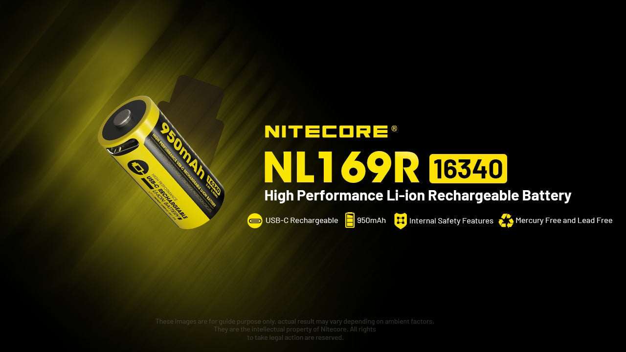 Nitecore NL169R Li-ion Rechargeable Battery