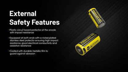 Nitecore NL169R Li-ion Rechargeable Battery