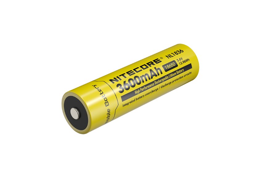 Nitecore NL1836 18650 3600mAh Rechargeable Li-on Battery