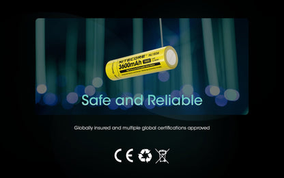 Nitecore NL1836 18650 3600mAh Rechargeable Li-on Battery