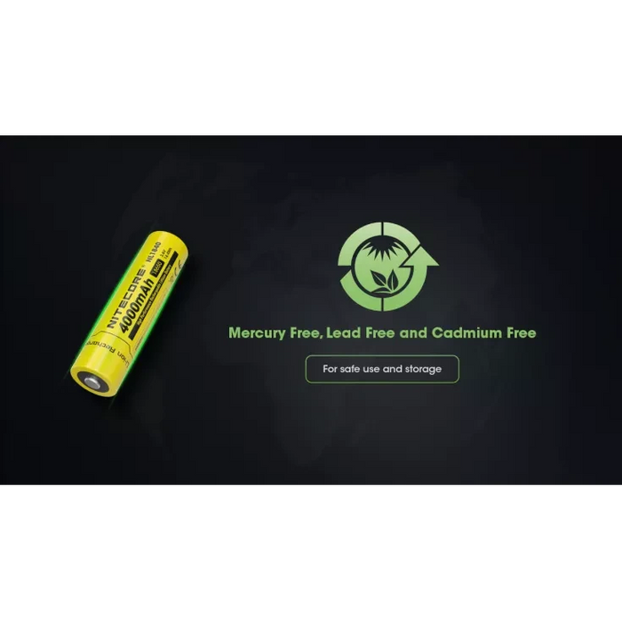Nitecore NL1840 18650 Li-ion Battery 4000mAh Rechargeable Batteries Nitecore 
