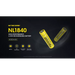 Nitecore NL1840 18650 Li-ion Battery 4000mAh Rechargeable Batteries Nitecore 