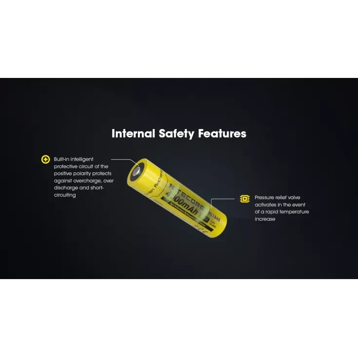 Nitecore NL1840 18650 Li-ion Battery 4000mAh