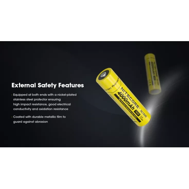 Nitecore NL1840 18650 Li-ion Battery 4000mAh