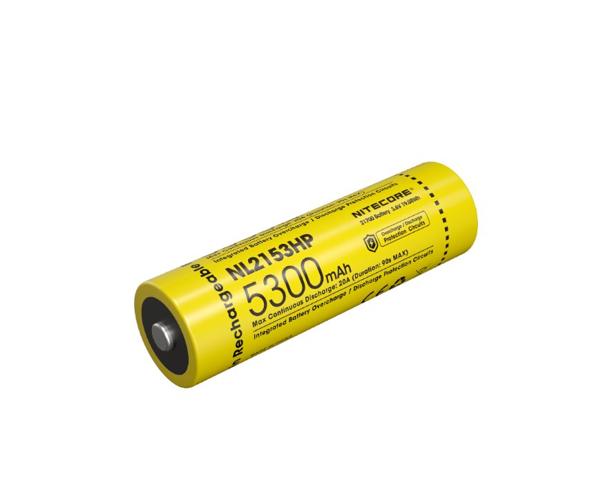 Nitecore NL2153HP 5300mAh Rechargeable 21700 Battery