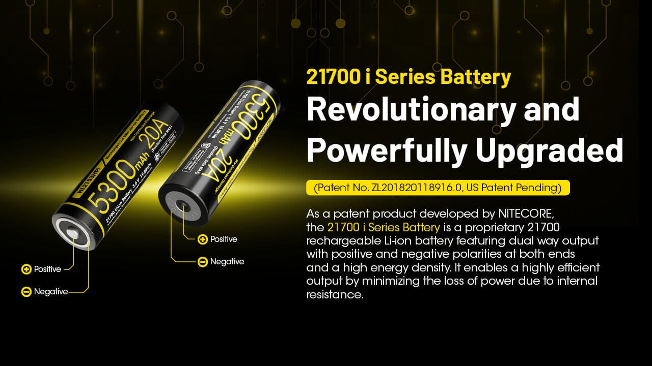Nitecore NL2153HPi 21700 Li-ion 20A Battery 5300mAh