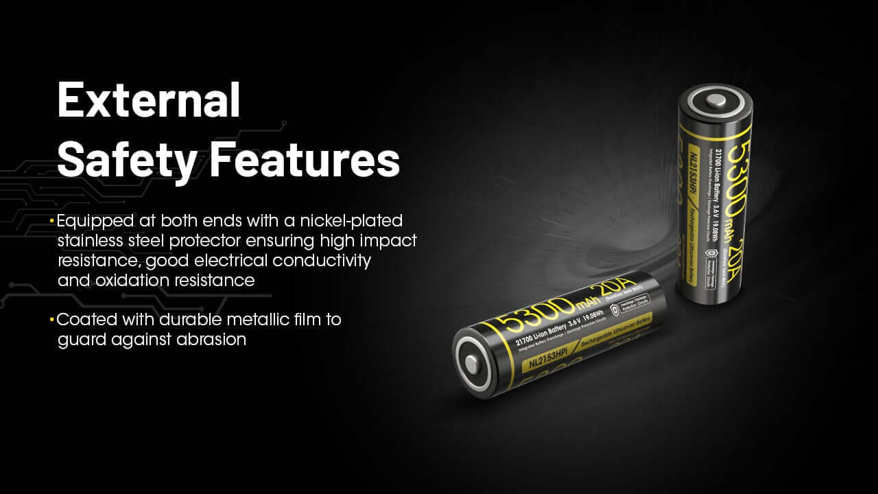 Nitecore NL2153HPi 21700 Li-ion 20A Battery 5300mAh