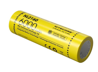 Nitecore NL2160 21700 Li-ion Battery 6000mAh