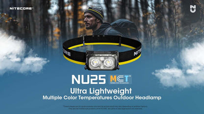 Nitecore NU25 MCT Multi-Temperature Rechargeable Headlamp
