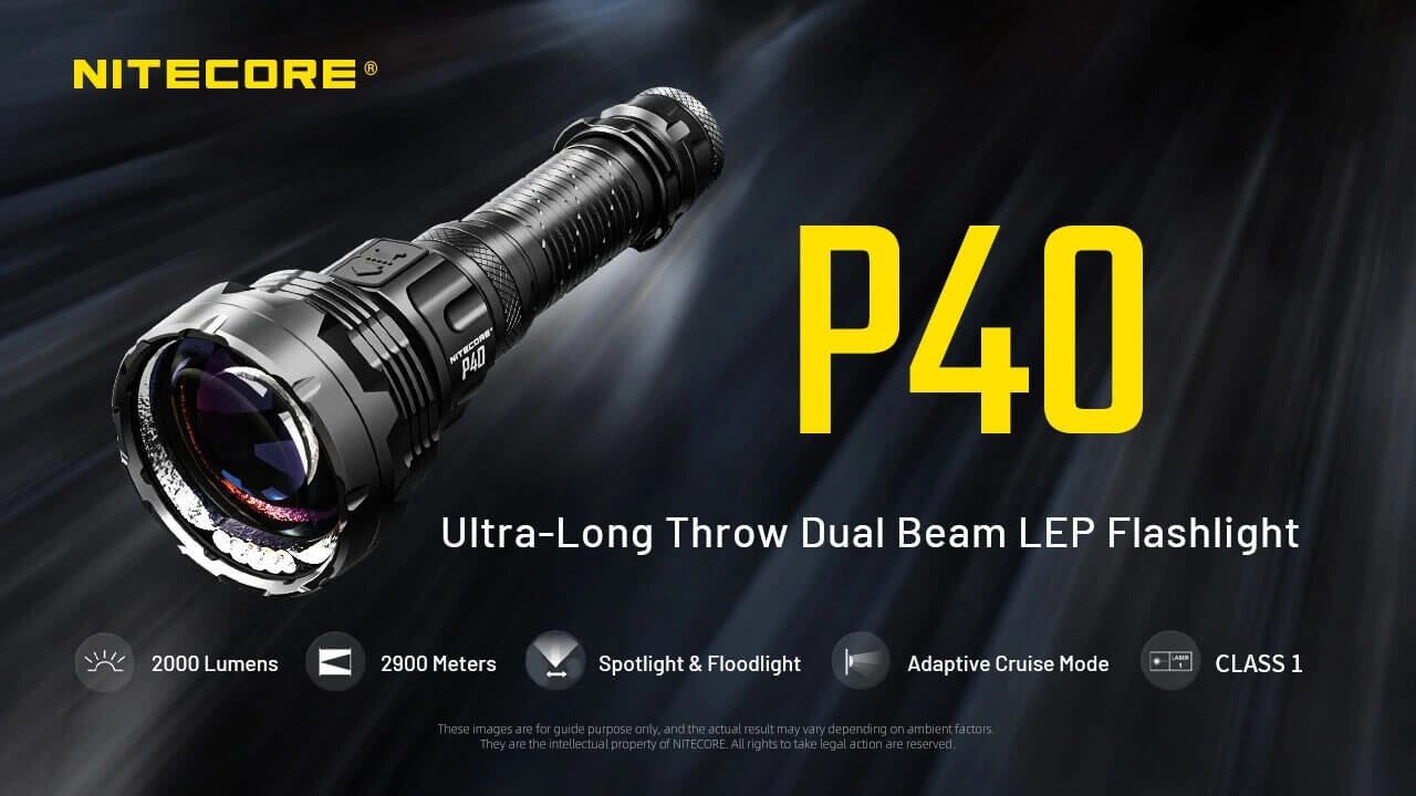 Nitecore P40 Ultra Long Throwing LED Flashlight