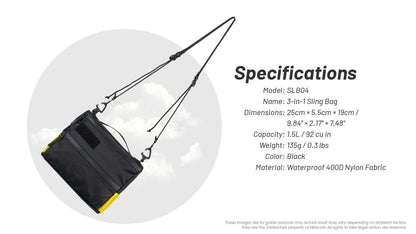 Nitecore SLB04 3-in-1 Sling Bag